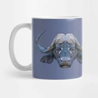 African  Buffalo Low Poly Art Mug